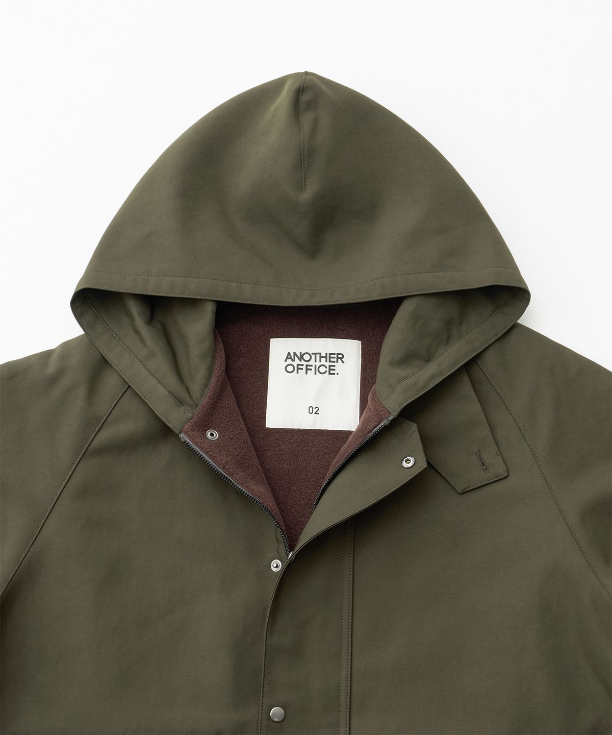 어나더 오피스(ANOTHER OFFICE) Hood Neo British Jacket (Olive Drab)