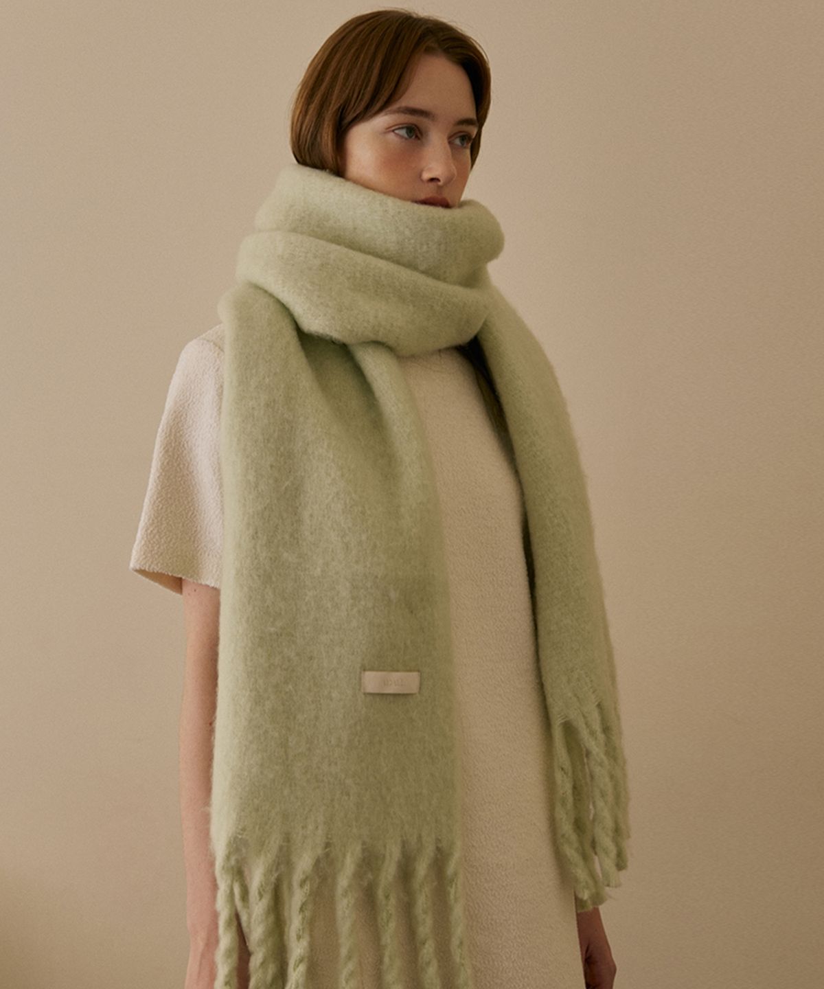 어다울(ADAUL) Woul long wide muffler - 8color
