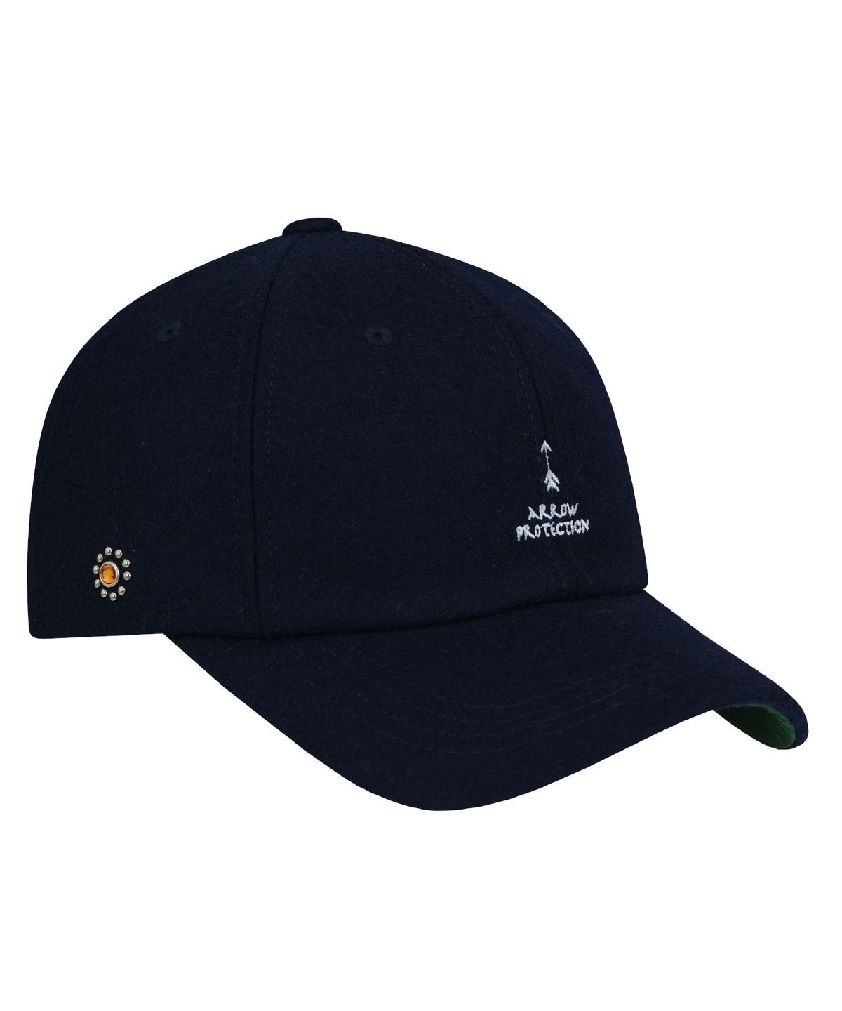 홍우성(HONGWOOSUNG) SIGNAL NATIVE AMERICAN WOOL BALL-CAP_NAVY