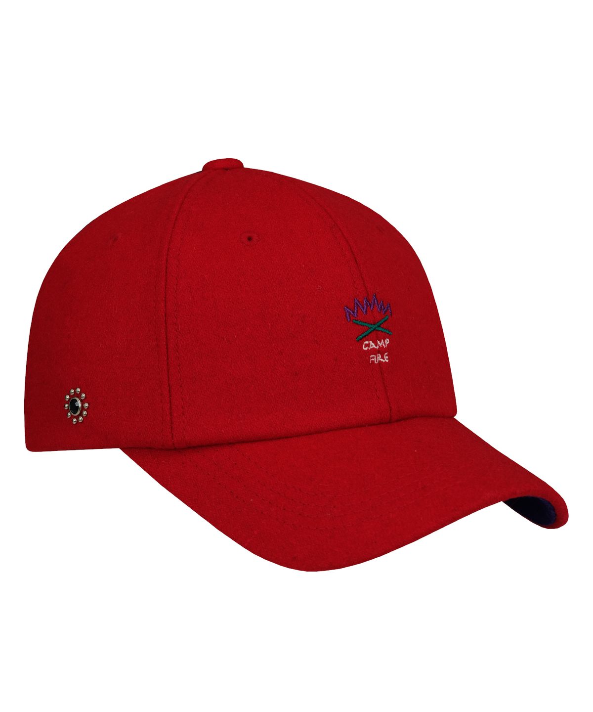 홍우성(HONGWOOSUNG) SIGNAL NATIVE AMERICAN WOOL BALL-CAP_RED