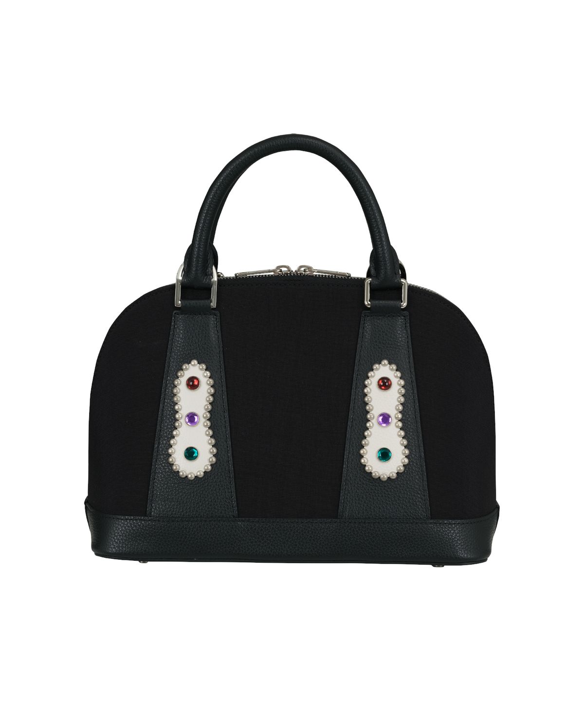 홍우성(HONGWOOSUNG) JEWELLERY SHOULDER CROSS MINI HAND BAG_BLACK
