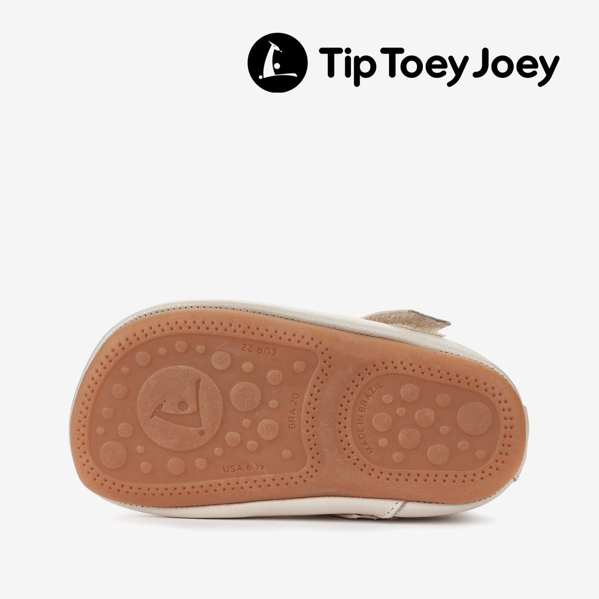 팁토이조이(TIPTOEYJOEY) 걸음마신발 라운디-앤틱화이트