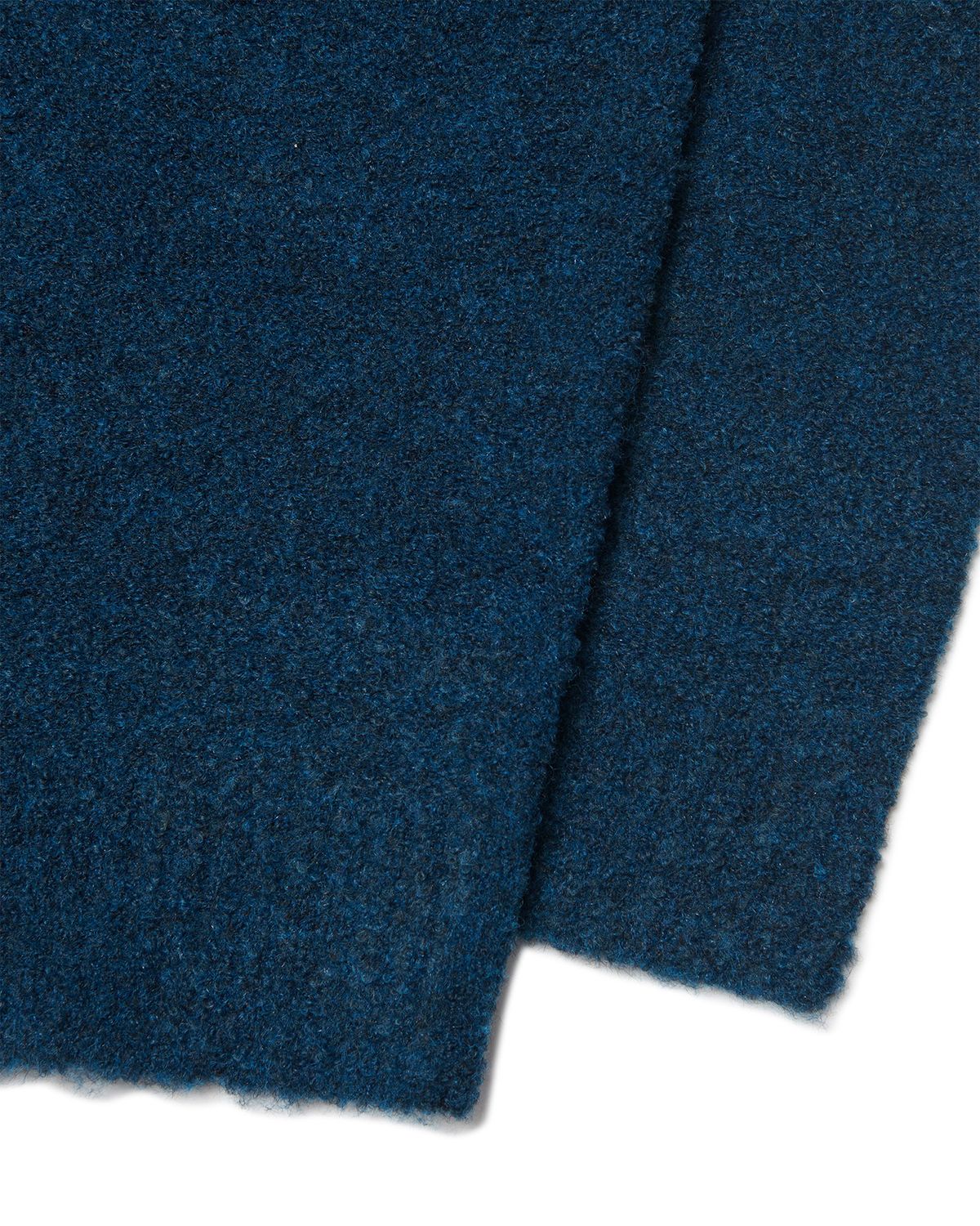 노매뉴얼(NOMANUAL) REVERSIBLE WOOL HAIRY KNIT - WHALE BLUE