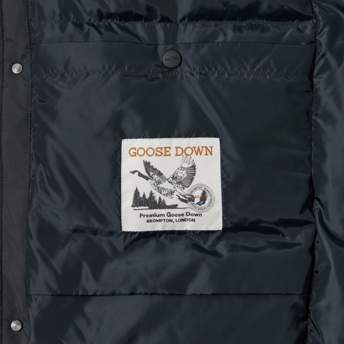 브롬톤 런던(BROMPTON LONDON) COMFY LONG PARKA - CHARCOAL (P244UDW106)