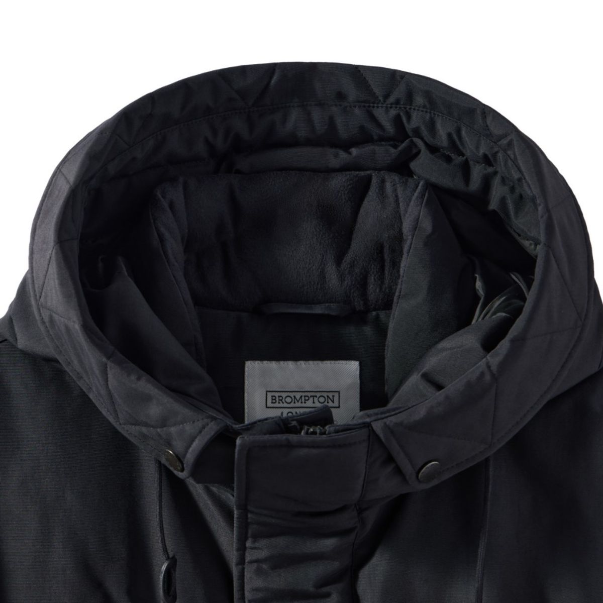 브롬톤 런던(BROMPTON LONDON) CORDURA LONG PARKA - BLACK (P244MDW514)