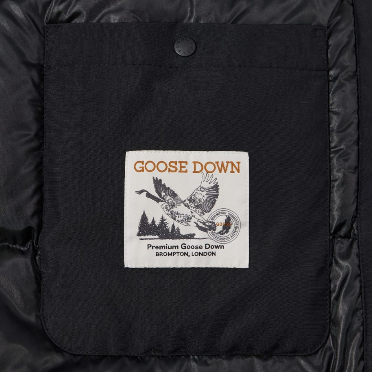 브롬톤 런던(BROMPTON LONDON) CORDURA LONG PARKA - BLACK (P244MDW514)