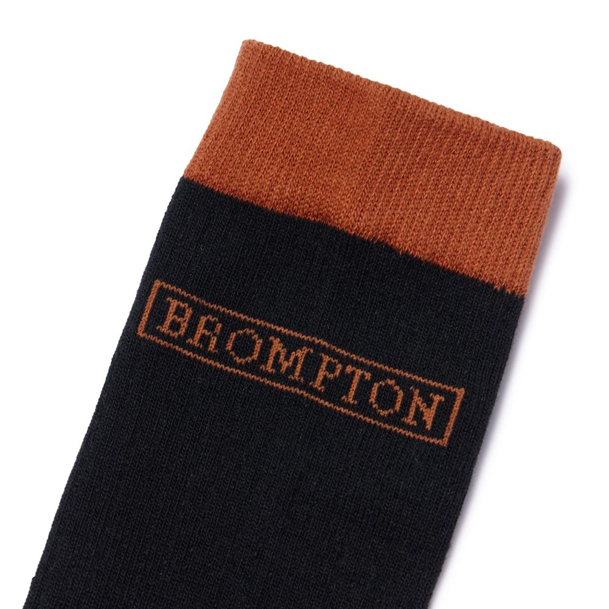 브롬톤 런던(BROMPTON LONDON) BROMPTON LOGO SOCKS - BLACK (P245ASO205)