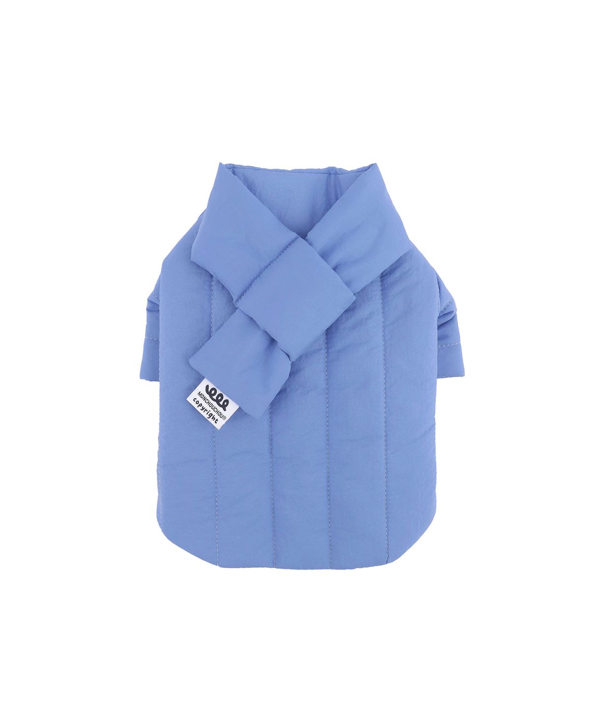 몽슈슈(MONCHOUCHOU) Rich Light Quilted Jacket Cornflower Blue
