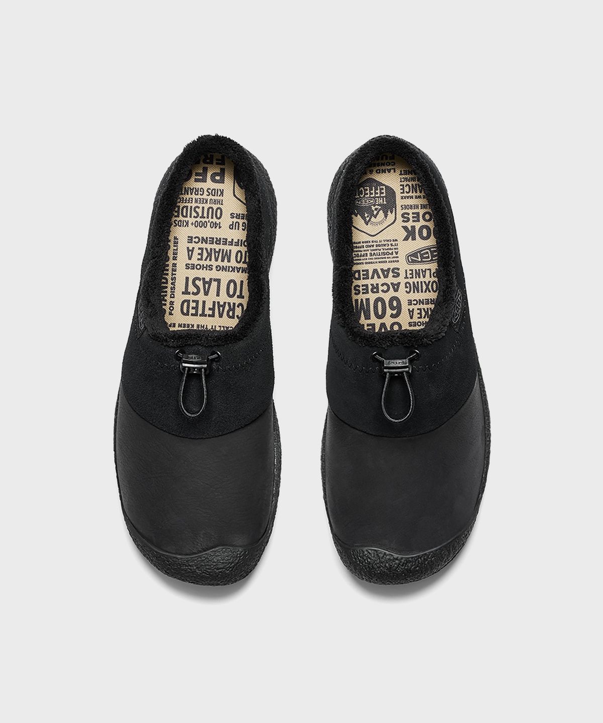 킨(KEEN) 하우저 3 슬라이드 Leather Black