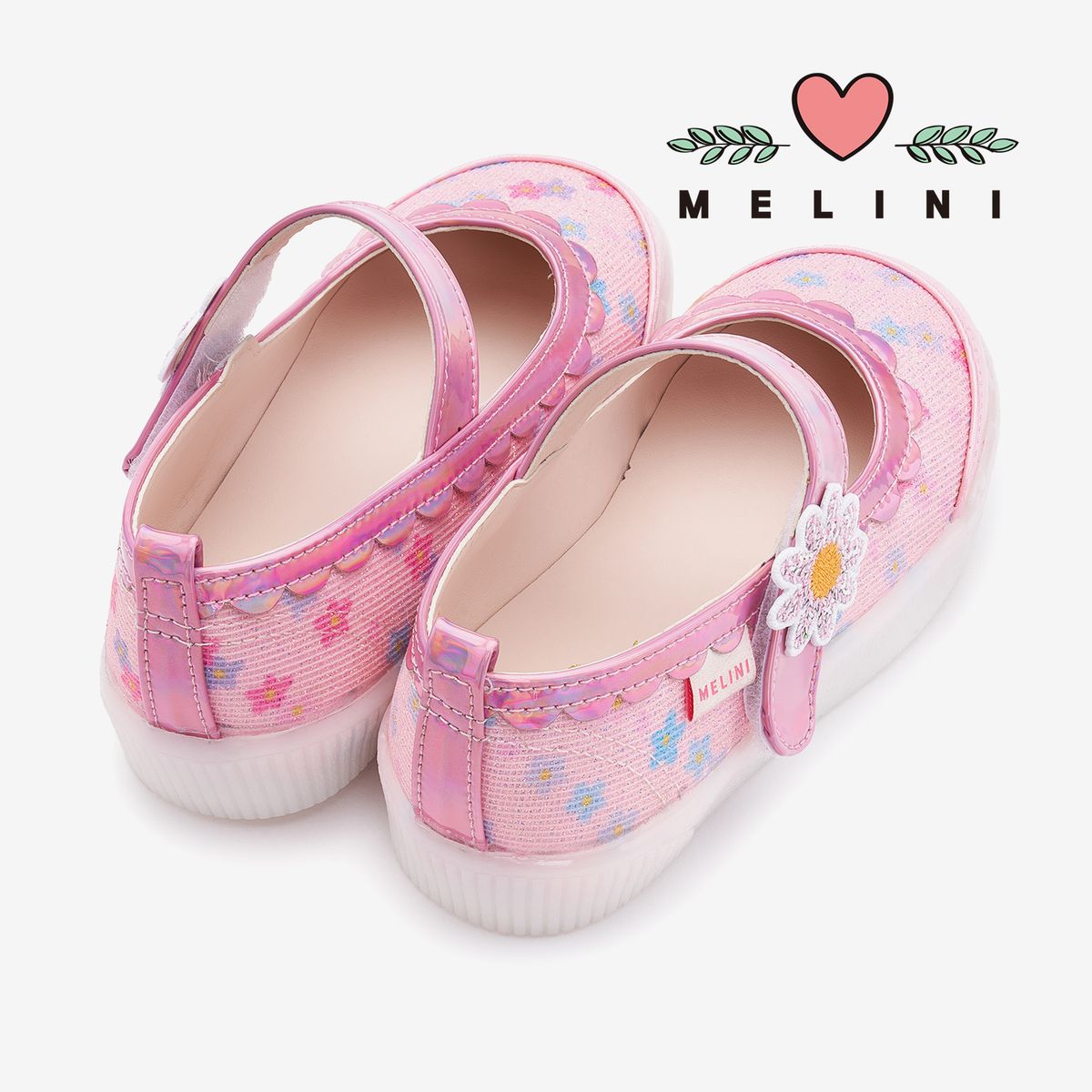 멜리니(MELINI) LED  여아신발 로렌-트윙클핑크