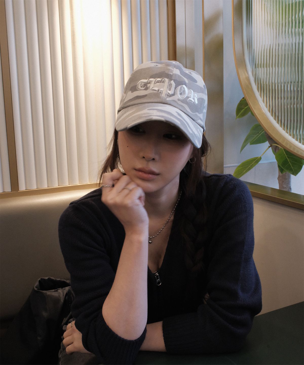 테포르(TEPOR) 아치 고딕 로고 볼캡 - 데저트