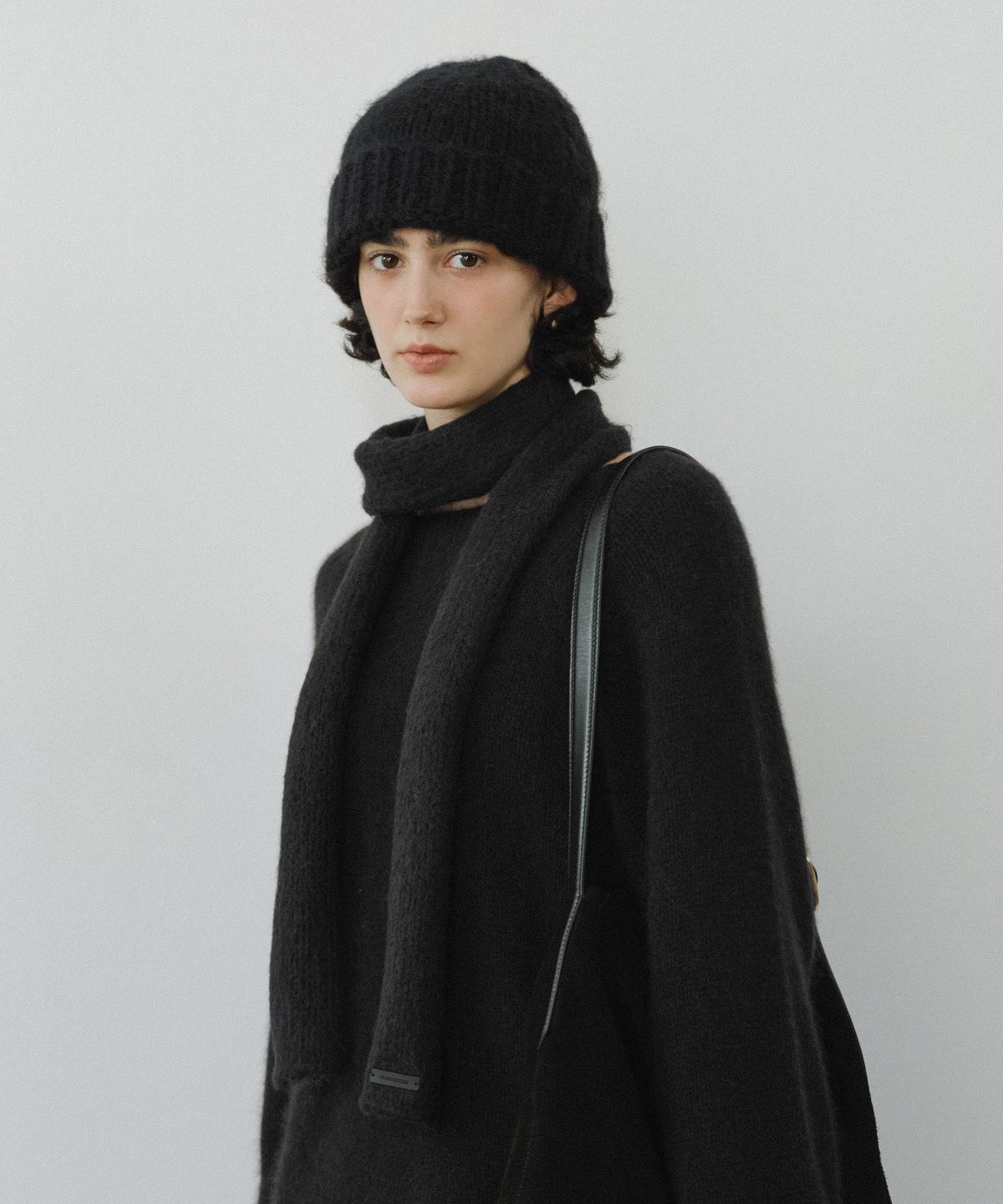 유라고(URAGO) Handmade knit beanie muffler set