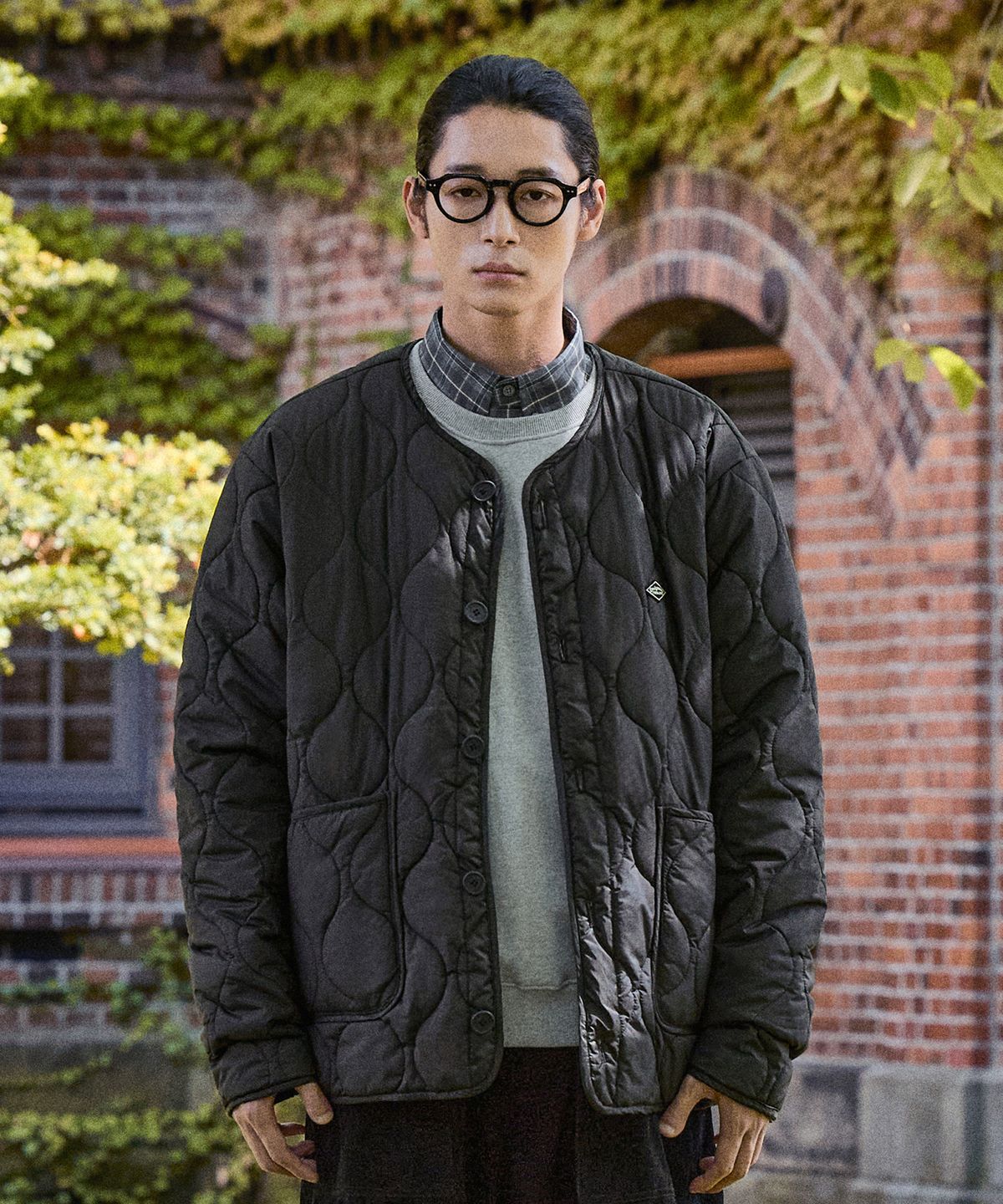 프롬에이투비(FROMATOB) 프롬에이투비 웜업 카라리스 경량 패딩 블랙 TOBPJ101