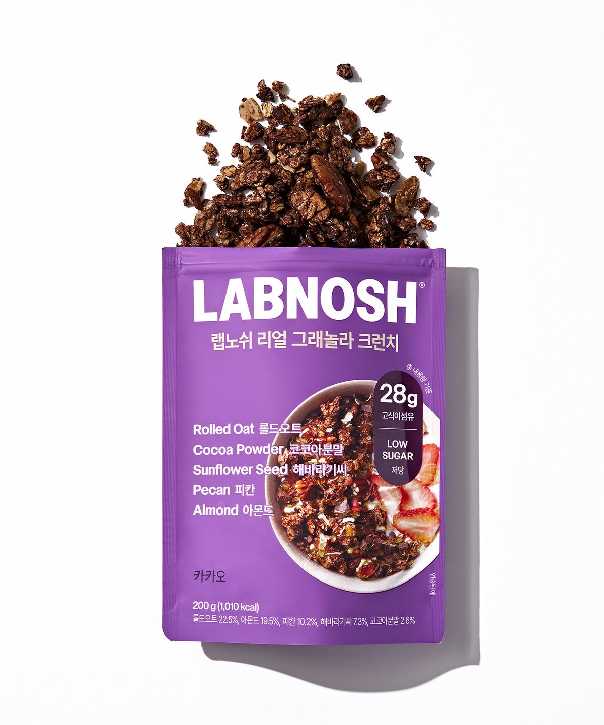 랩노쉬(LABNOSH) 리얼 그래놀라 크런치 2종 골라담기 (2개입)