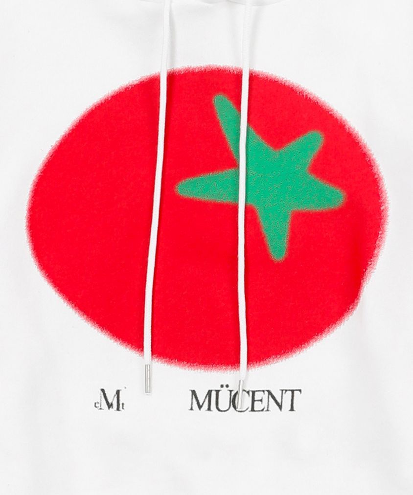 ★MUCENT★ Tomato Print Signature Man-to-Man Unisex 3 Colors MUSINSA | MUCENT Tomato Print Hoodie Unisex (3 Colors)
