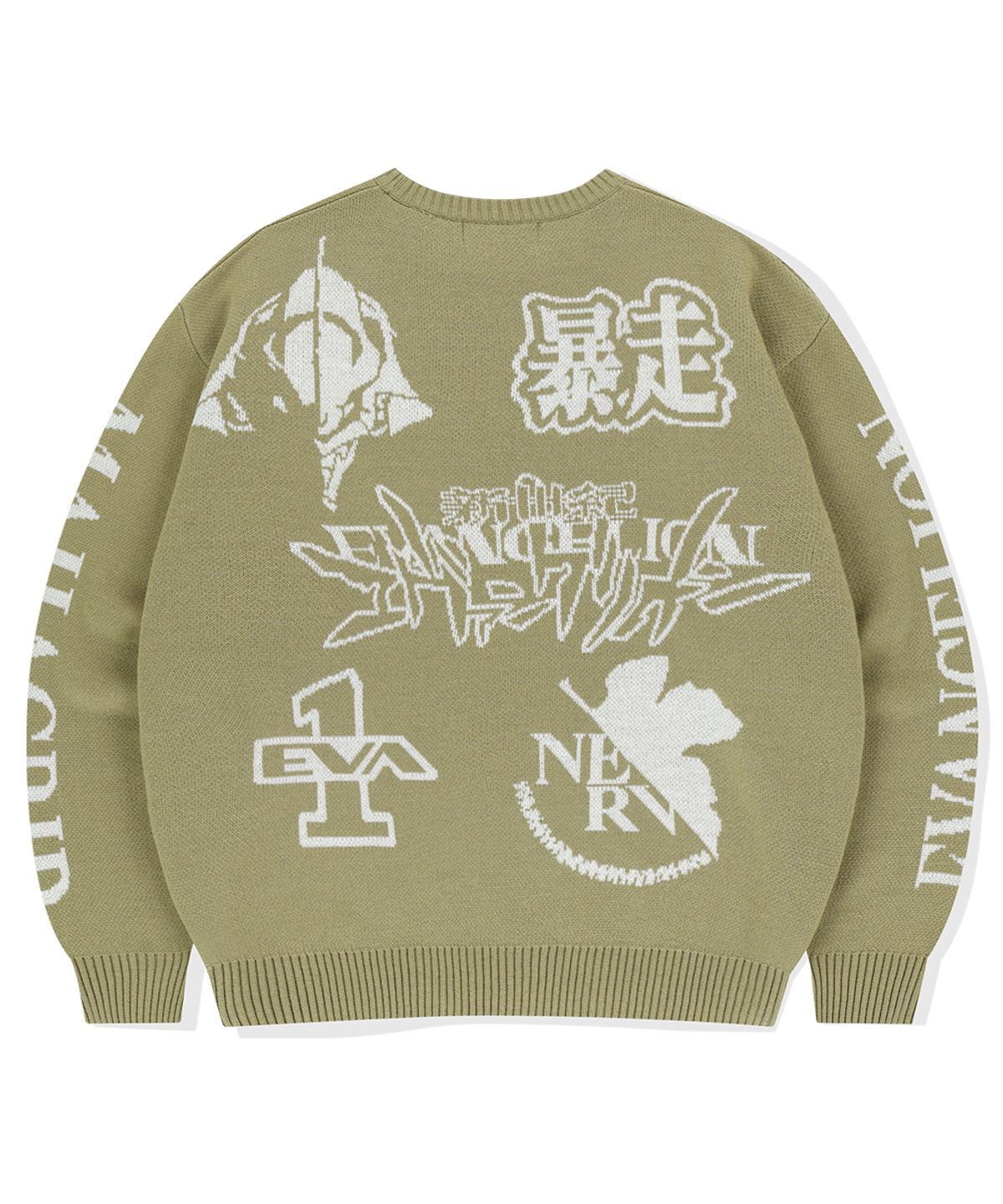 마하그리드(MAHAGRID) TEST TYPE KNIT SWEATER BEIGE(MG2EFMK607B)
