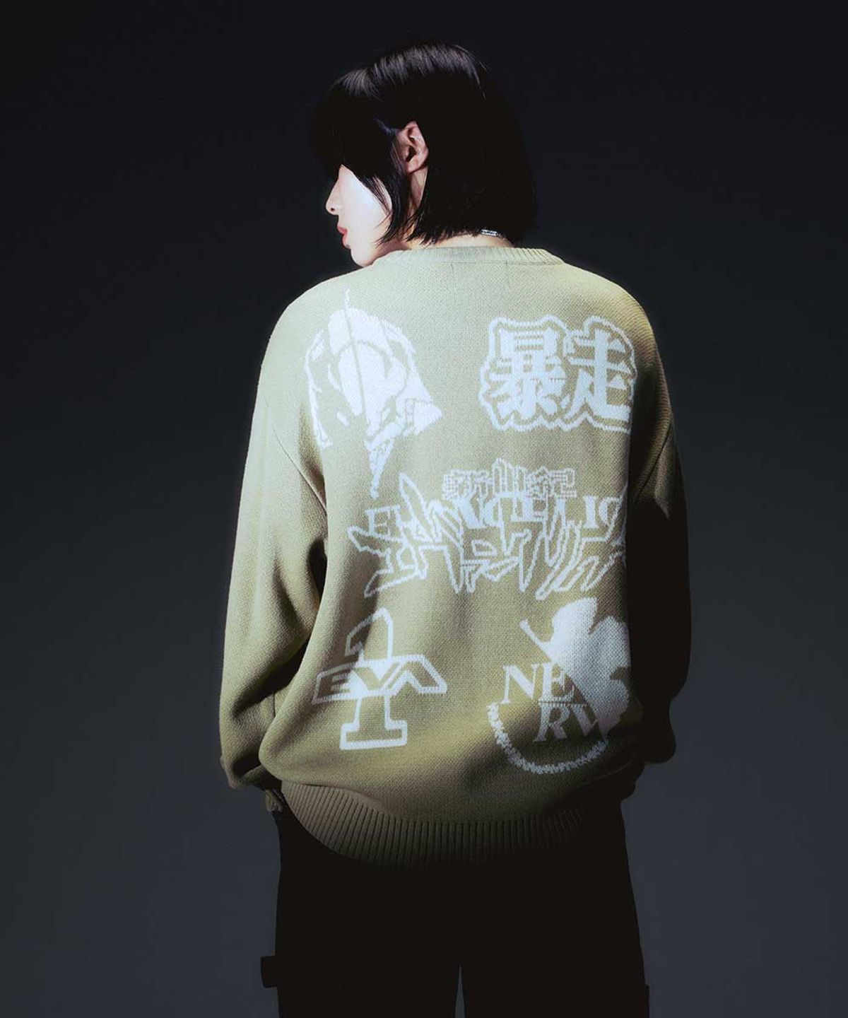 마하그리드(MAHAGRID) TEST TYPE KNIT SWEATER BEIGE(MG2EFMK607B)