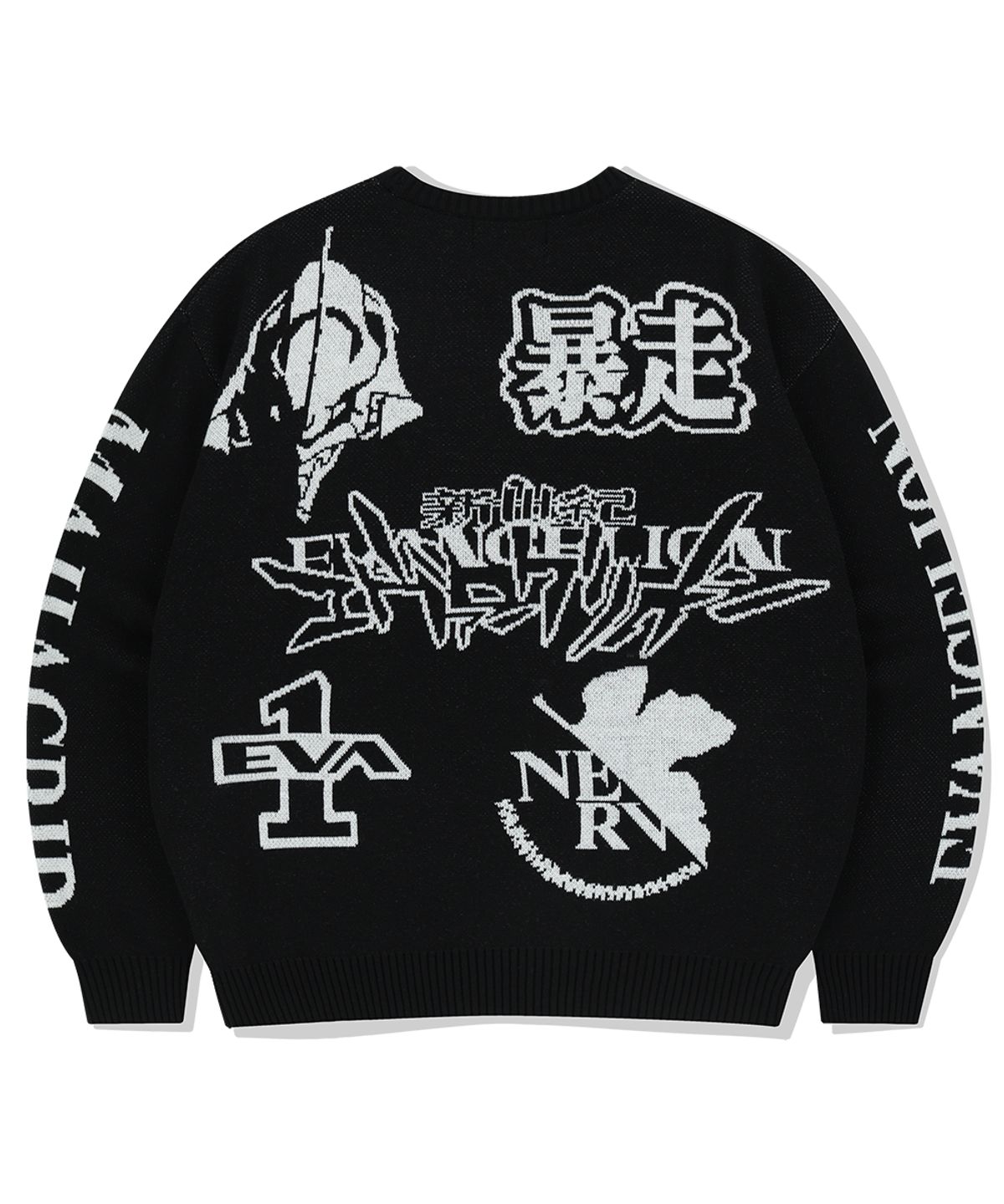마하그리드(MAHAGRID) TEST TYPE KNIT SWEATER BLACK(MG2EFMK607B)