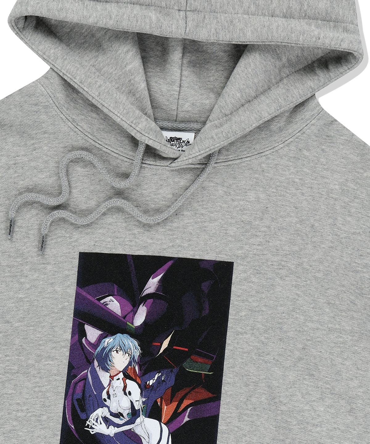 마하그리드(MAHAGRID) EVANGELION HOODIE GREY(MG2EFMM405B)