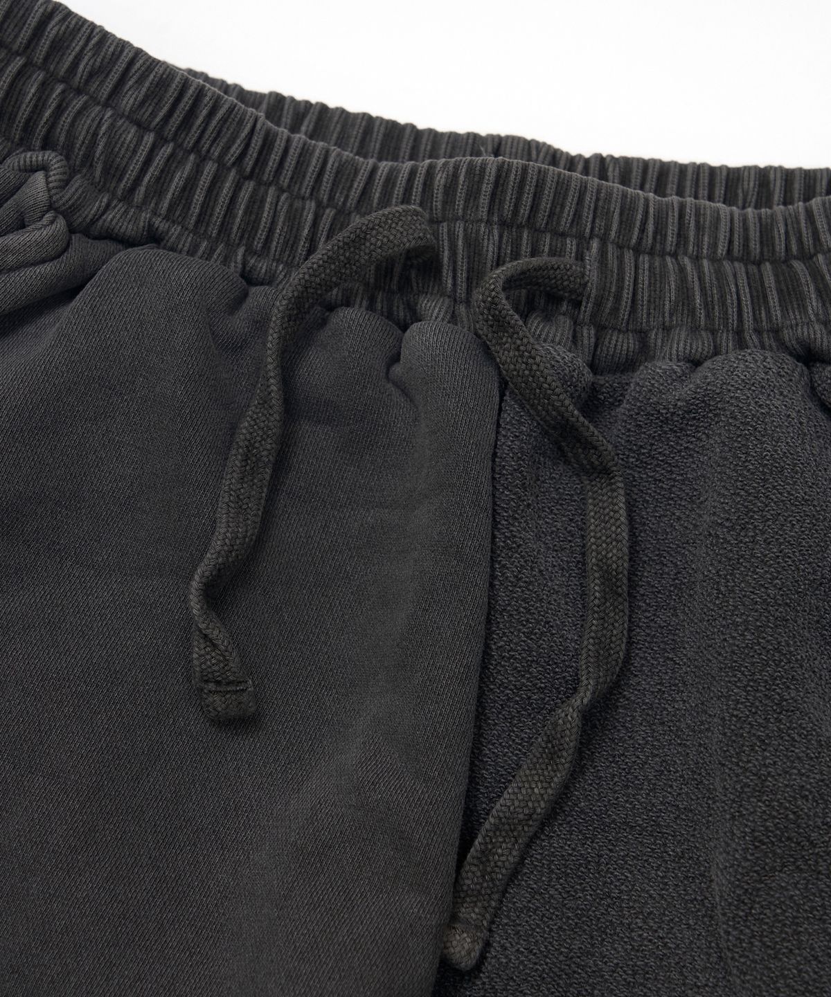 스티그마(STIGMA) Insideout Docking Pigment Washed Wide Jogger Pants Charcoal
