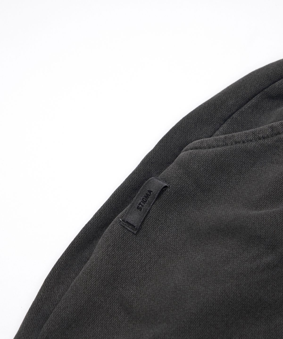 스티그마(STIGMA) Insideout Docking Pigment Washed Wide Jogger Pants Charcoal