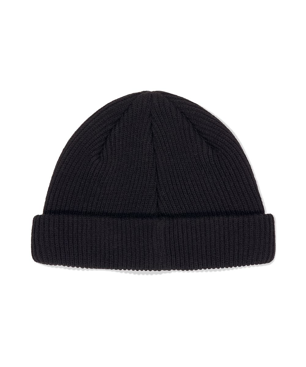MUSINSA | MAHAGRID EVA LOGO BEANIE BLACK(MG2EFMAB30B)