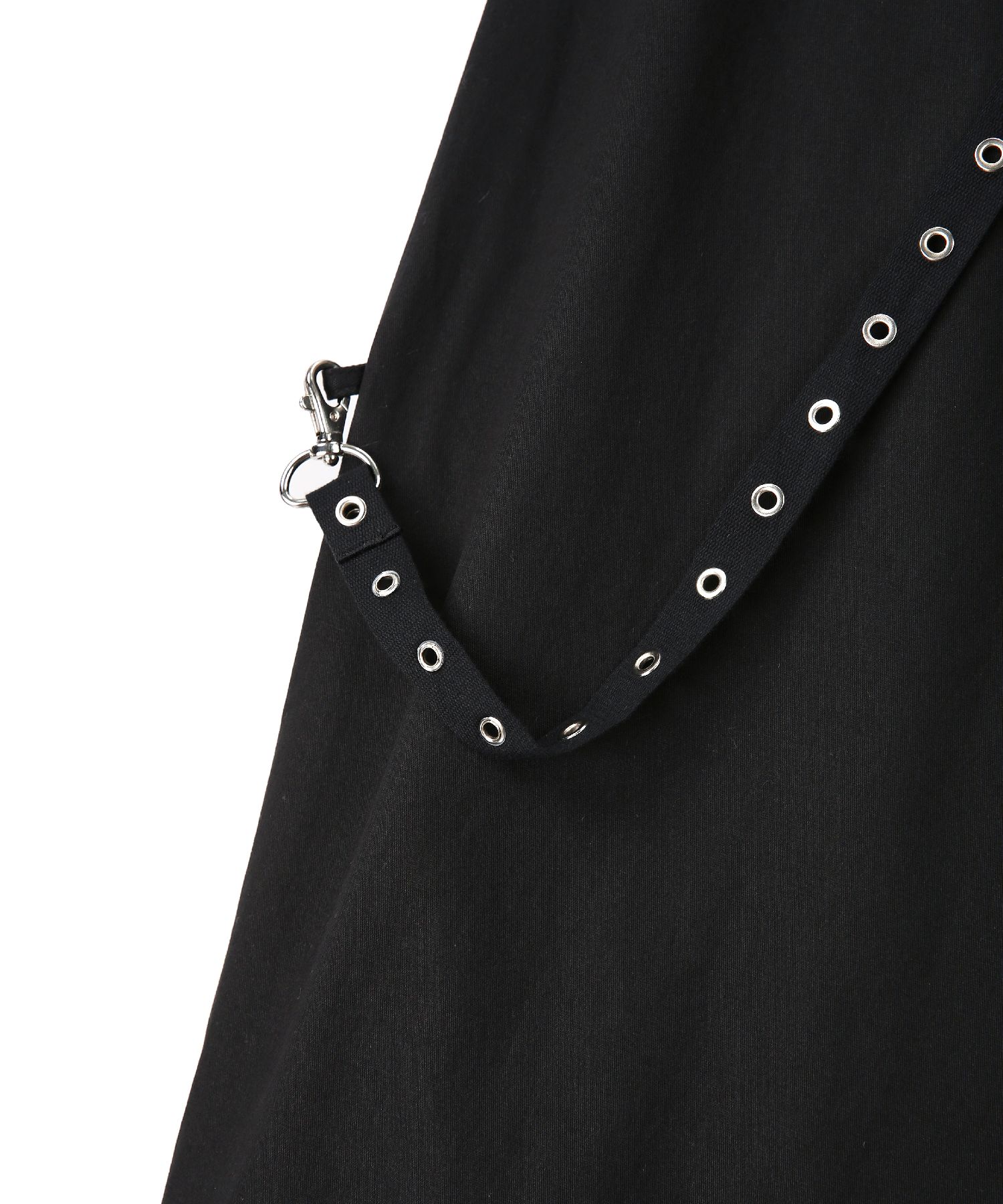 MUSINSA | CLUT STUDIO X Strap Wide Pants - Black