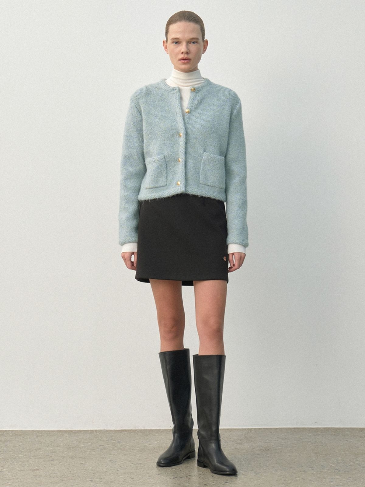 아틀리에 나인(ATELIER NAIN) ADORE TWEED KNIT CARDIGAN(CD-2157)