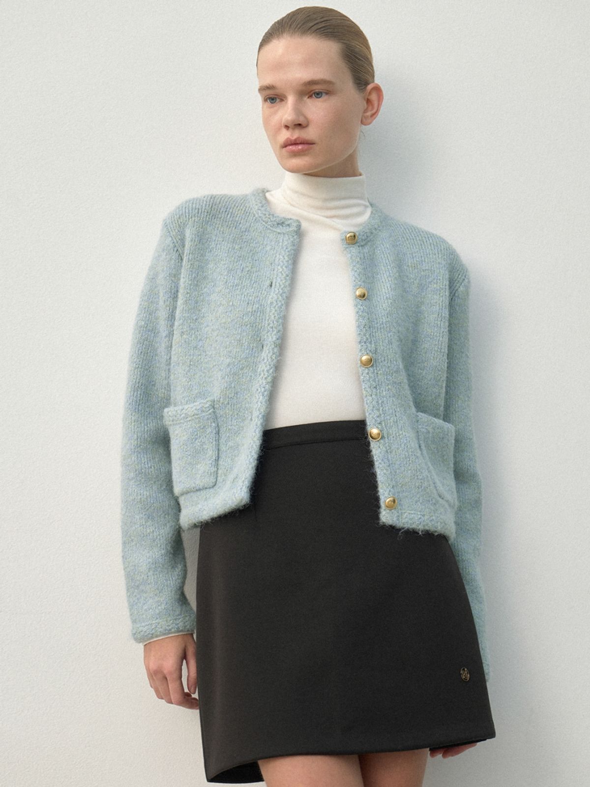아틀리에 나인(ATELIER NAIN) ADORE TWEED KNIT CARDIGAN(CD-2157)