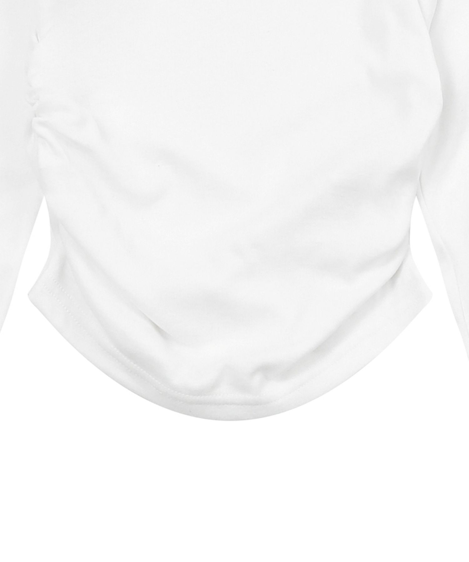 MUSINSA | MUCENT Deli Crop Shirring Tee (3 Colors)