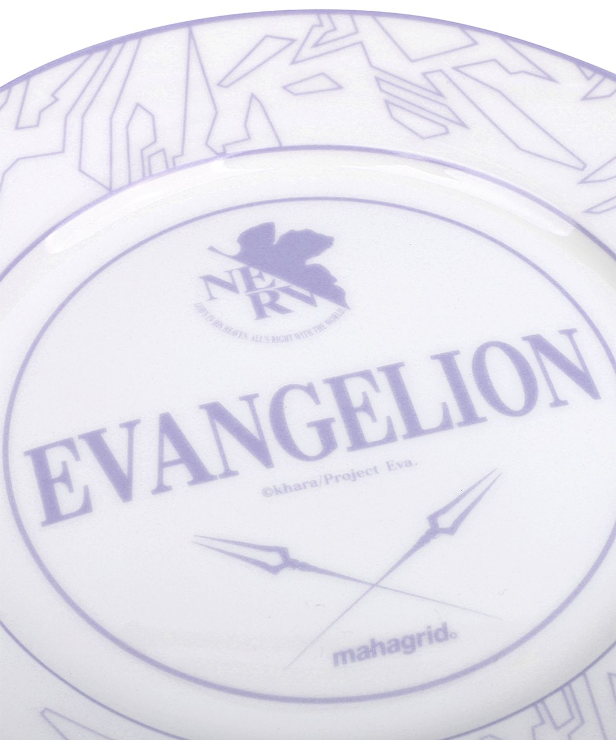 마하그리드(MAHAGRID) EVANGELION CERAMIC PLATE WHITE(MG2EFMAB79B)
