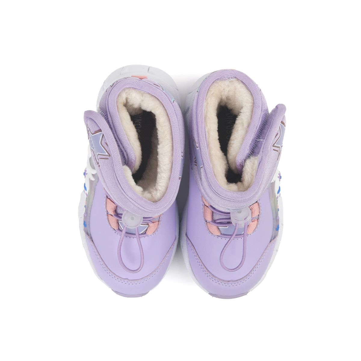 다이노솔즈(DINOSOLES) 유니콘 밀키웨이 부츠 퍼플