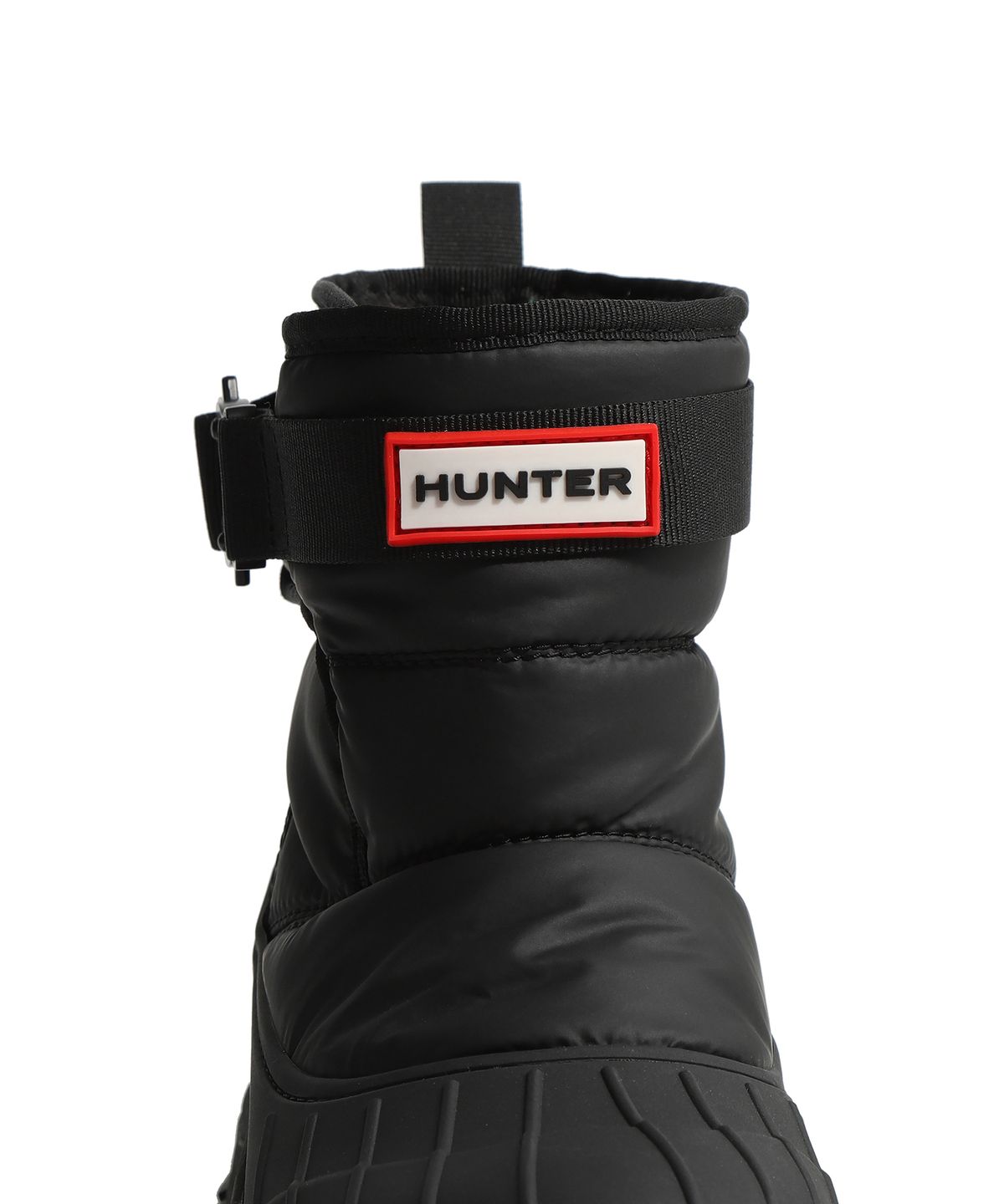 헌터(HUNTER) [UNISEX] 인트레피드 버클 숏 스노우부츠 - 블랙