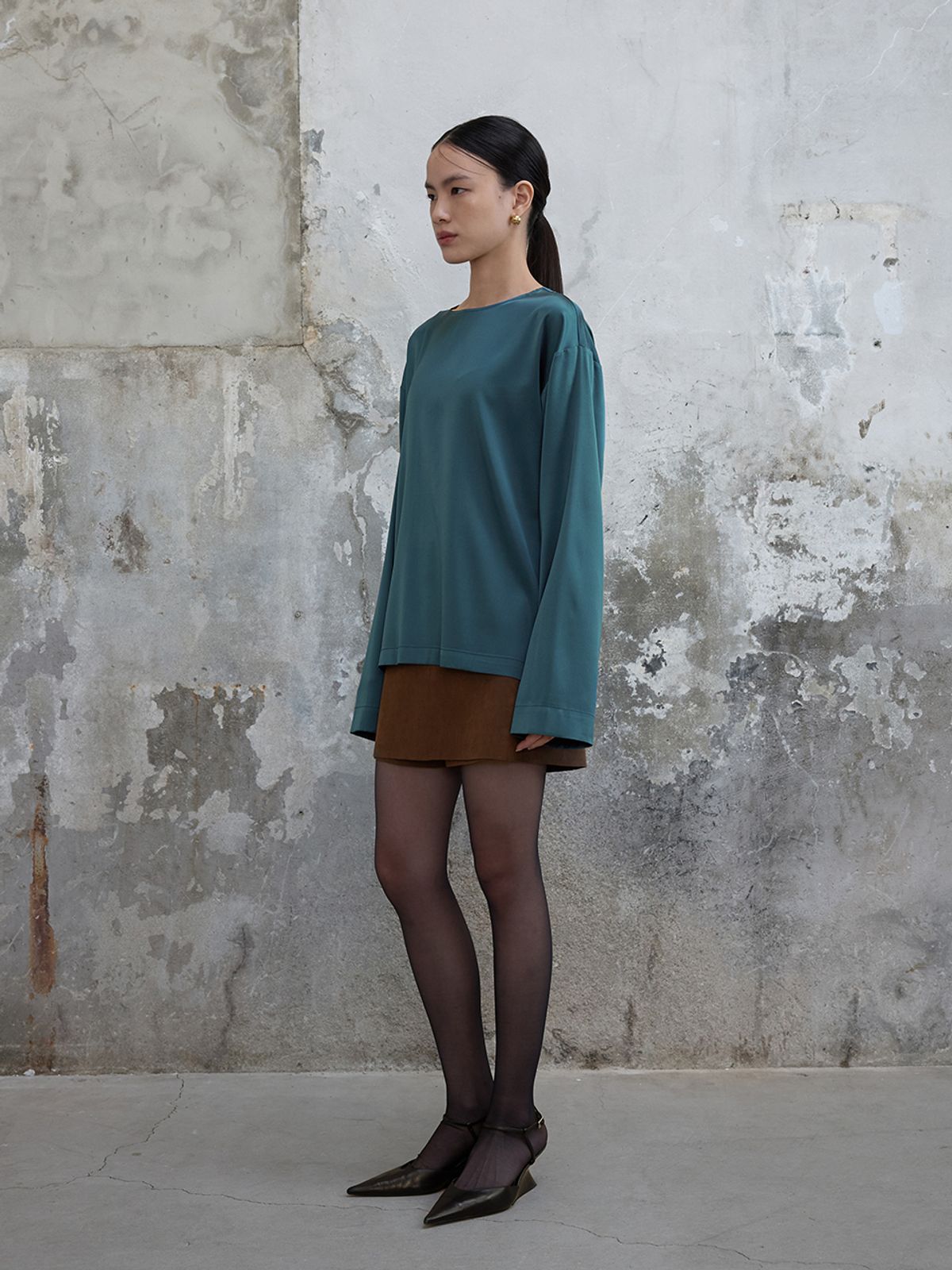 분닥세인츠(THE BOONDOCK SAINTS) Suede Skirt Pants Brown
