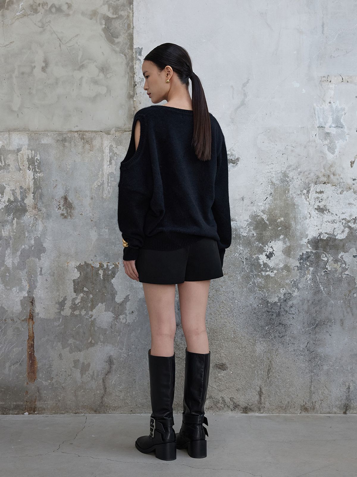 분닥세인츠(THE BOONDOCK SAINTS) Suede Skirt Pants Black