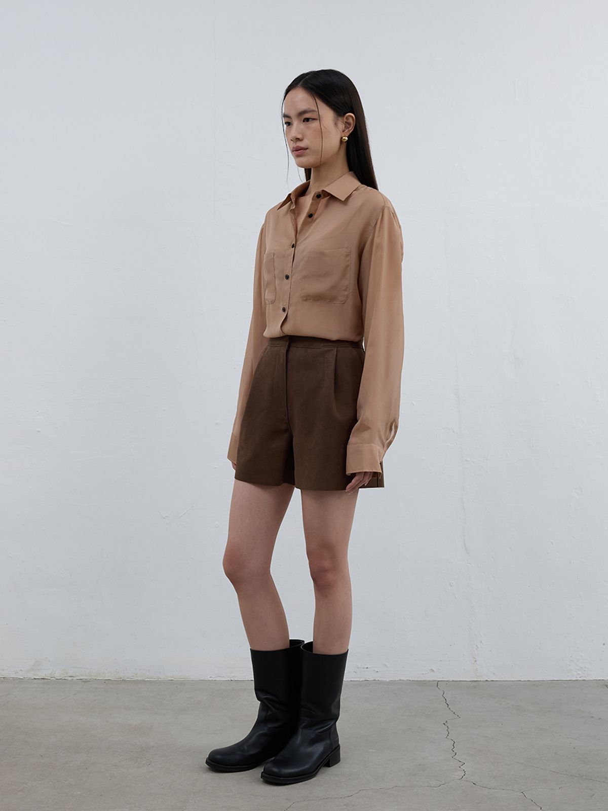 분닥세인츠(THE BOONDOCK SAINTS) Suede Shorts Brown