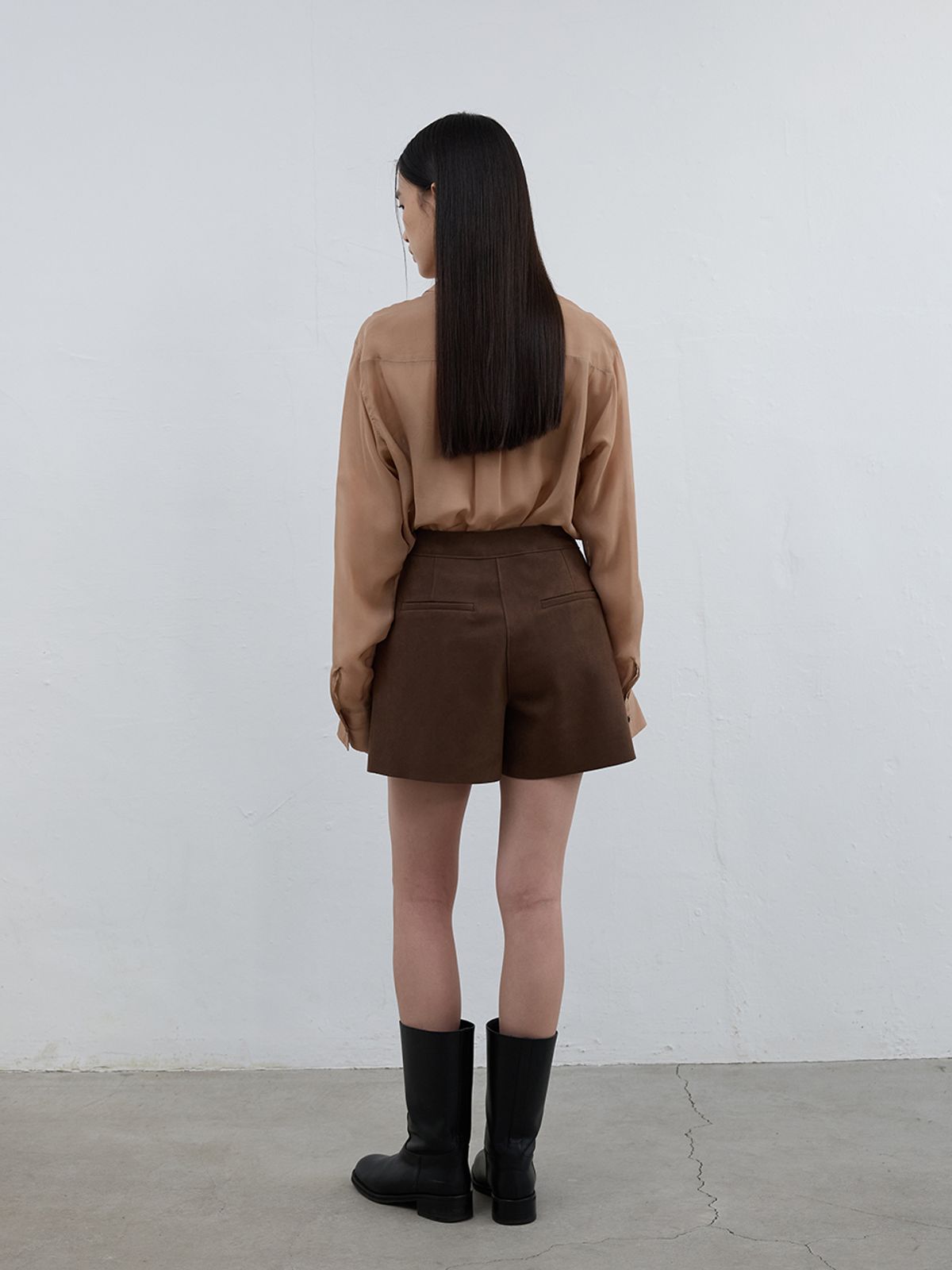 분닥세인츠(THE BOONDOCK SAINTS) Suede Shorts Brown