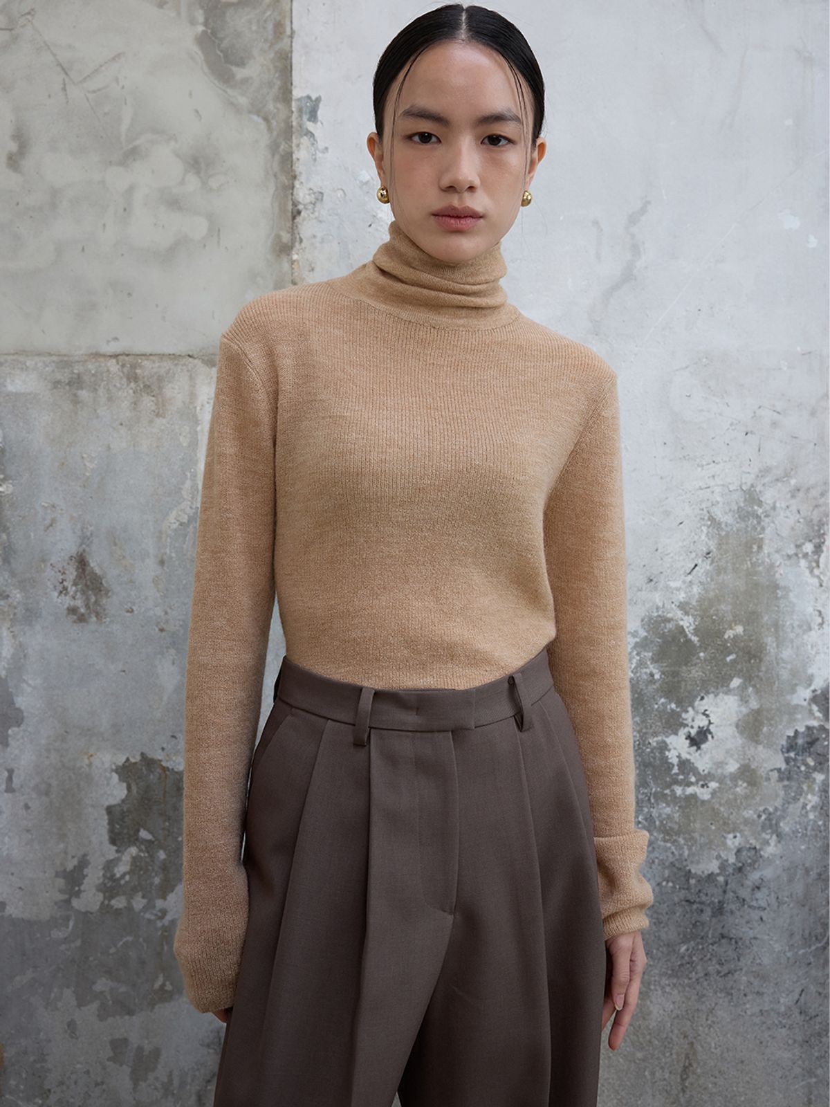 분닥세인츠(THE BOONDOCK SAINTS) Mohair Turtleneck Sweater Born