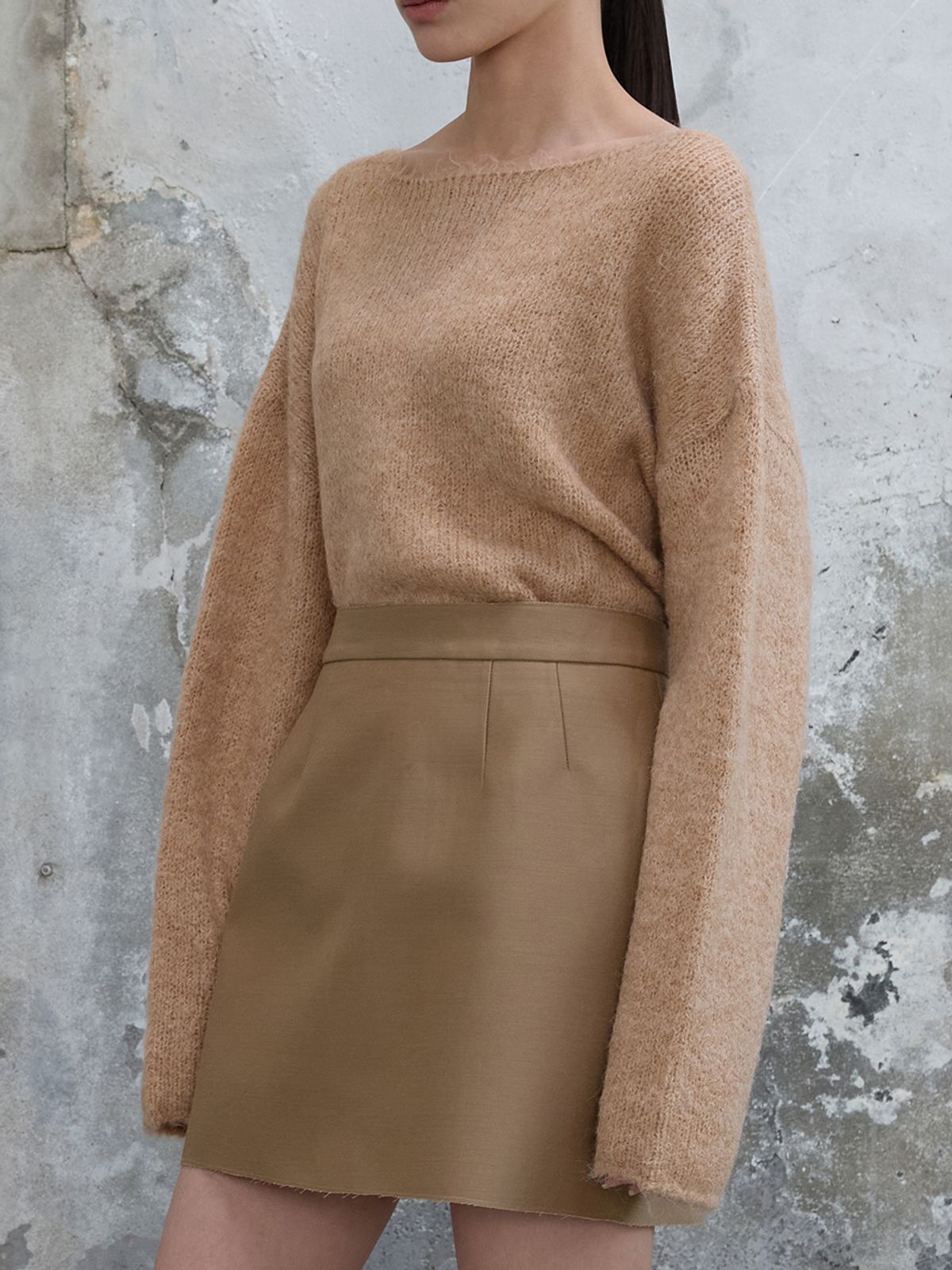 분닥세인츠(THE BOONDOCK SAINTS) Alpaca Blend Knit Pullover Camel