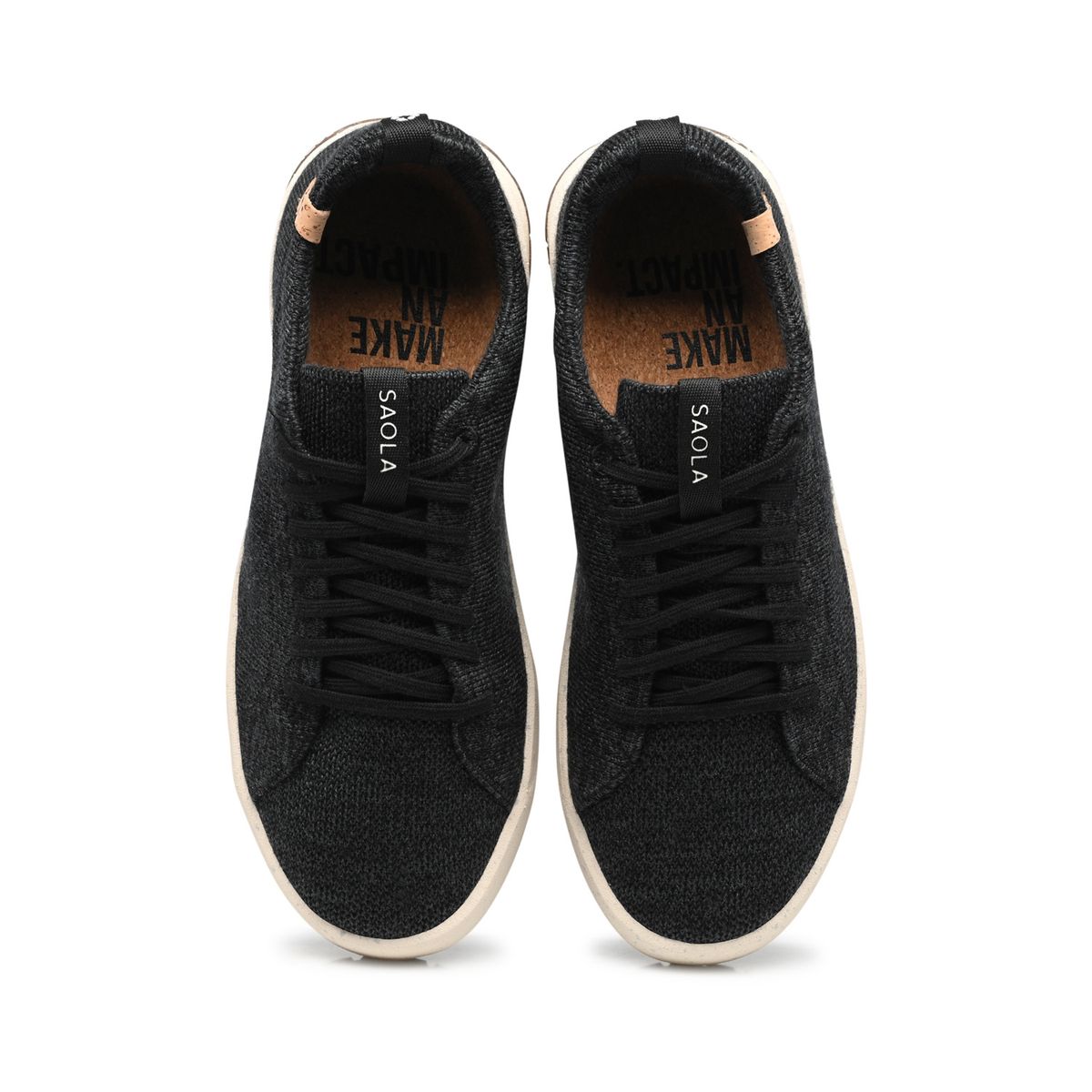 사올라(SAOLA) Cannon Knit 2.0 Wool W Black Steel Grey