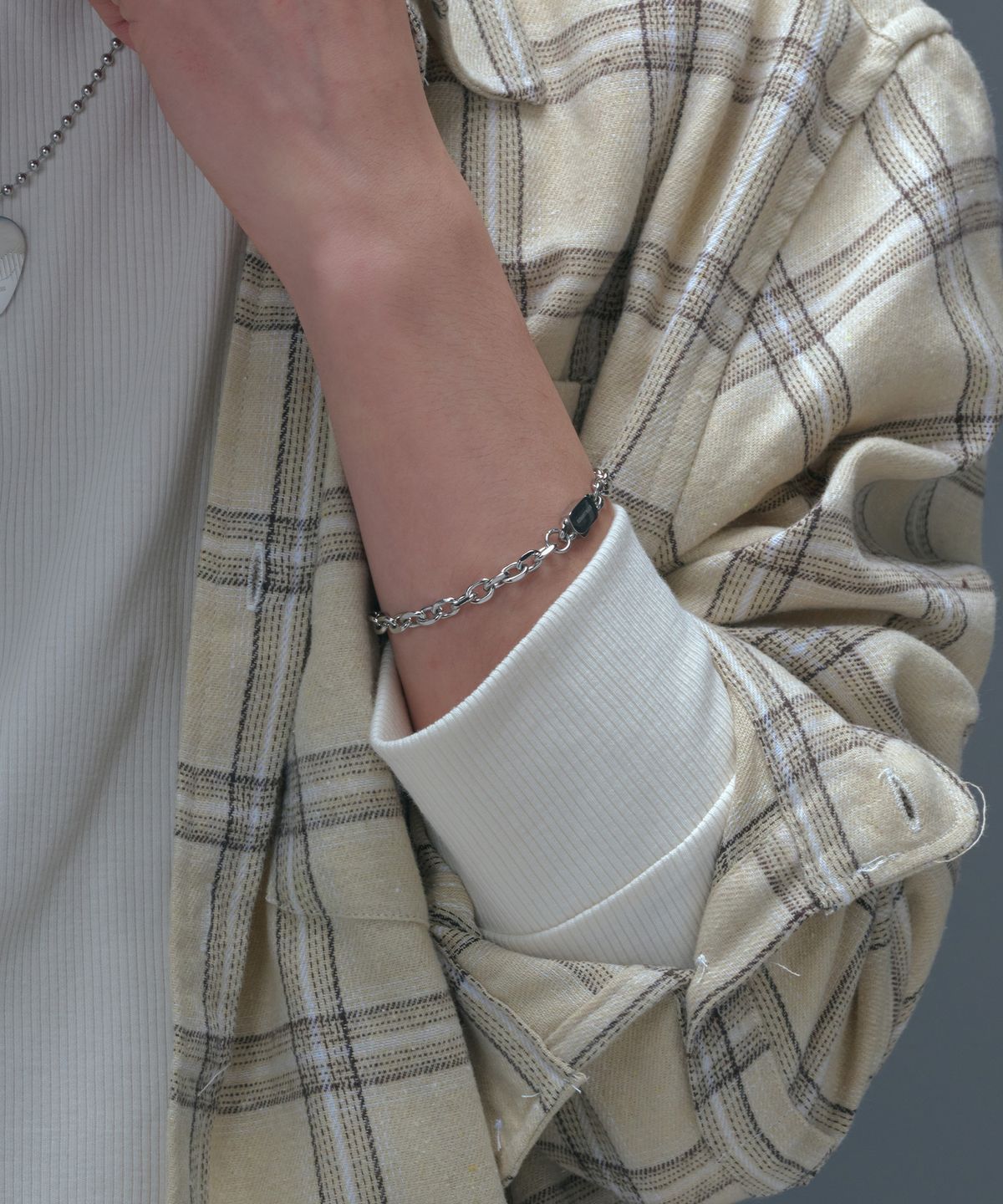 로맨티누어(ROMANTINUER) SN.166 Mini Curb Chain Bracelet
