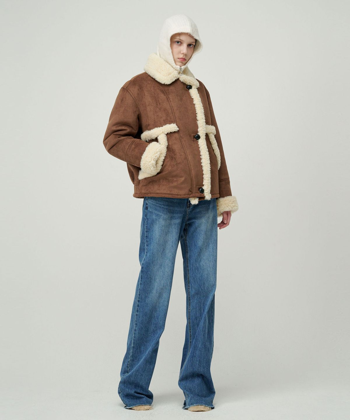 세컨드 아르무아(02ARMOIRE) Rachel Jacket _ Chocolate