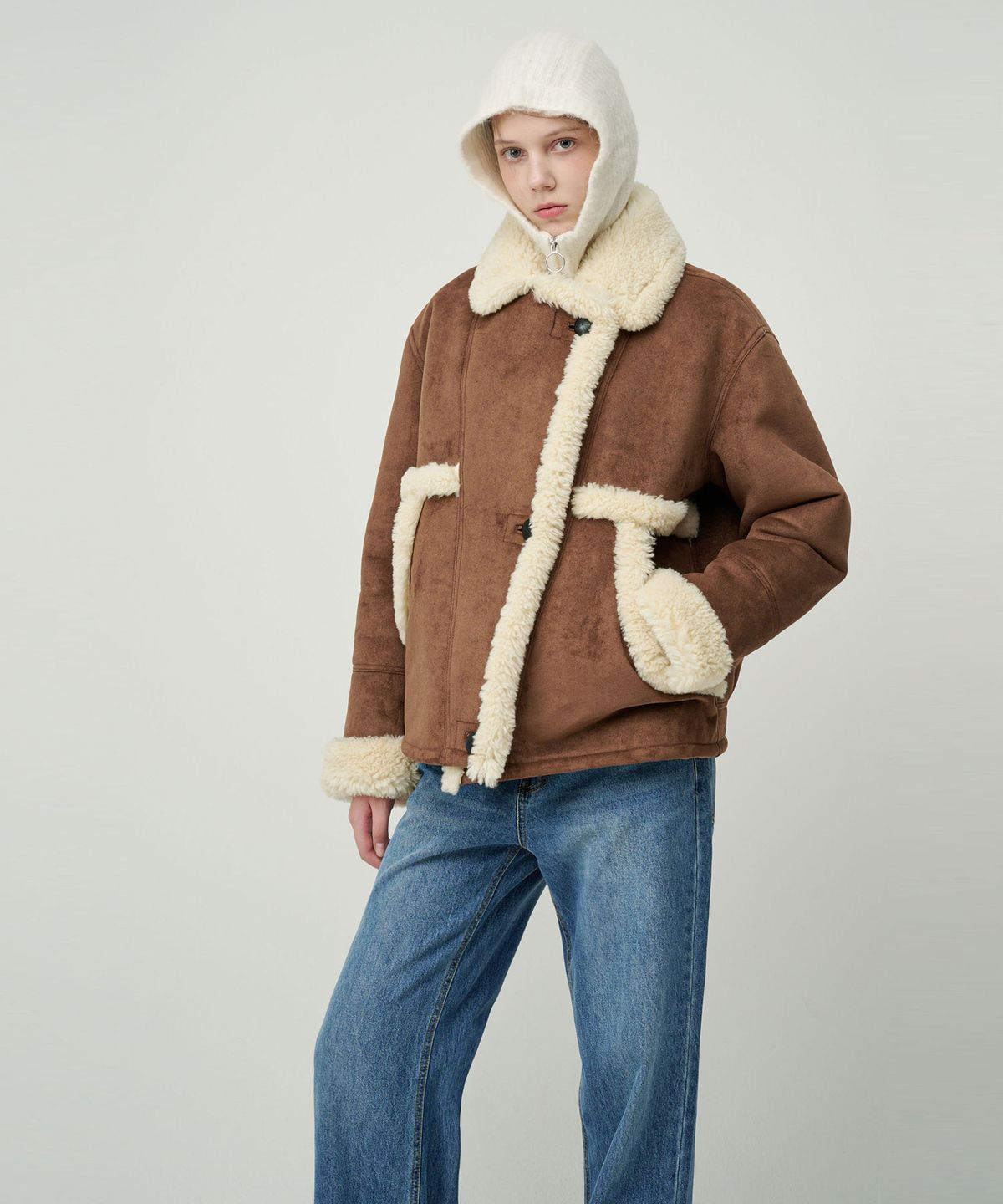 세컨드 아르무아(02ARMOIRE) Rachel Jacket _ Chocolate