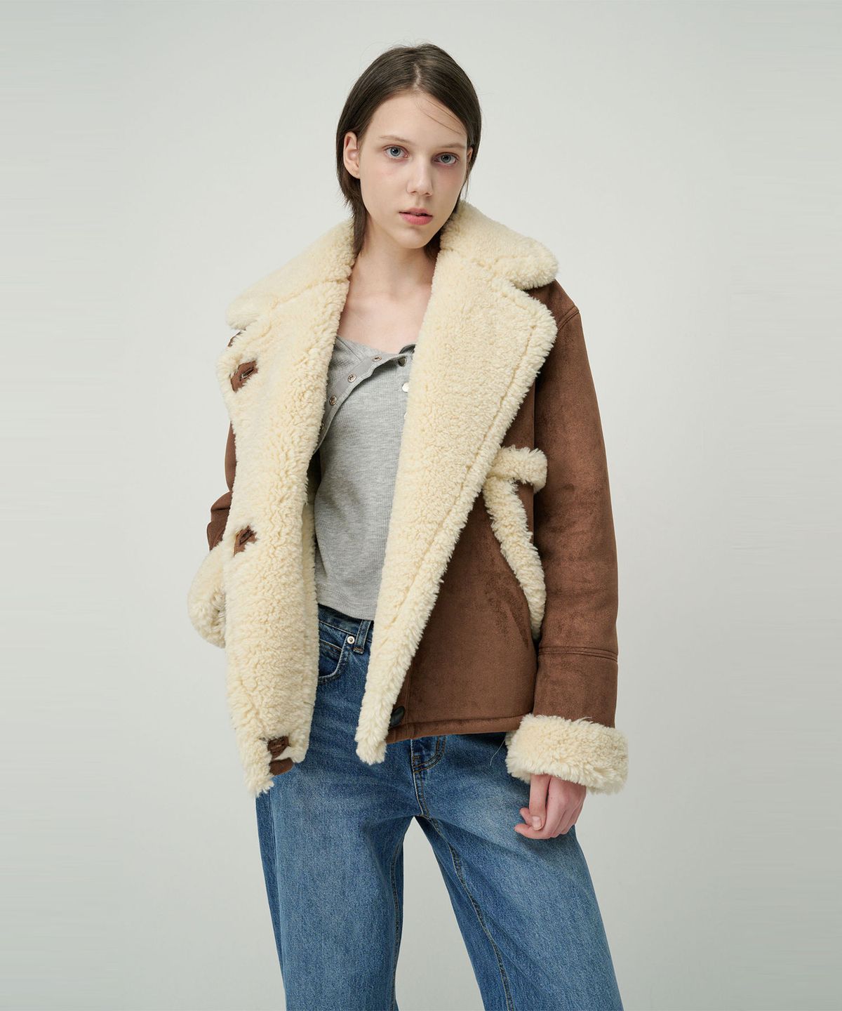 세컨드 아르무아(02ARMOIRE) Rachel Jacket _ Chocolate