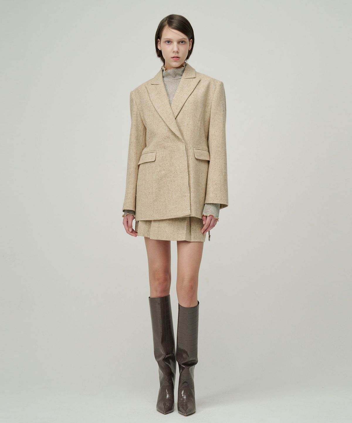 세컨드 아르무아(02ARMOIRE) Ines Jacket _ Oatmeal