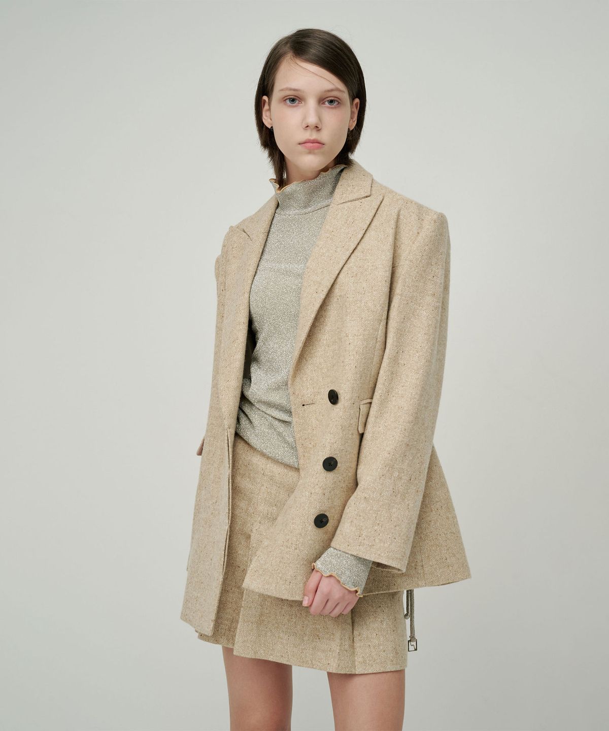 세컨드 아르무아(02ARMOIRE) Ines Jacket _ Oatmeal