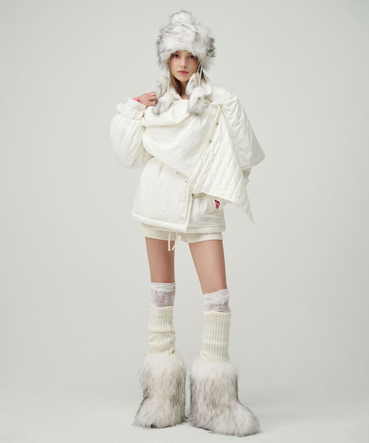 세컨드 아르무아(02ARMOIRE) Kannie Puffer Jacket _ White