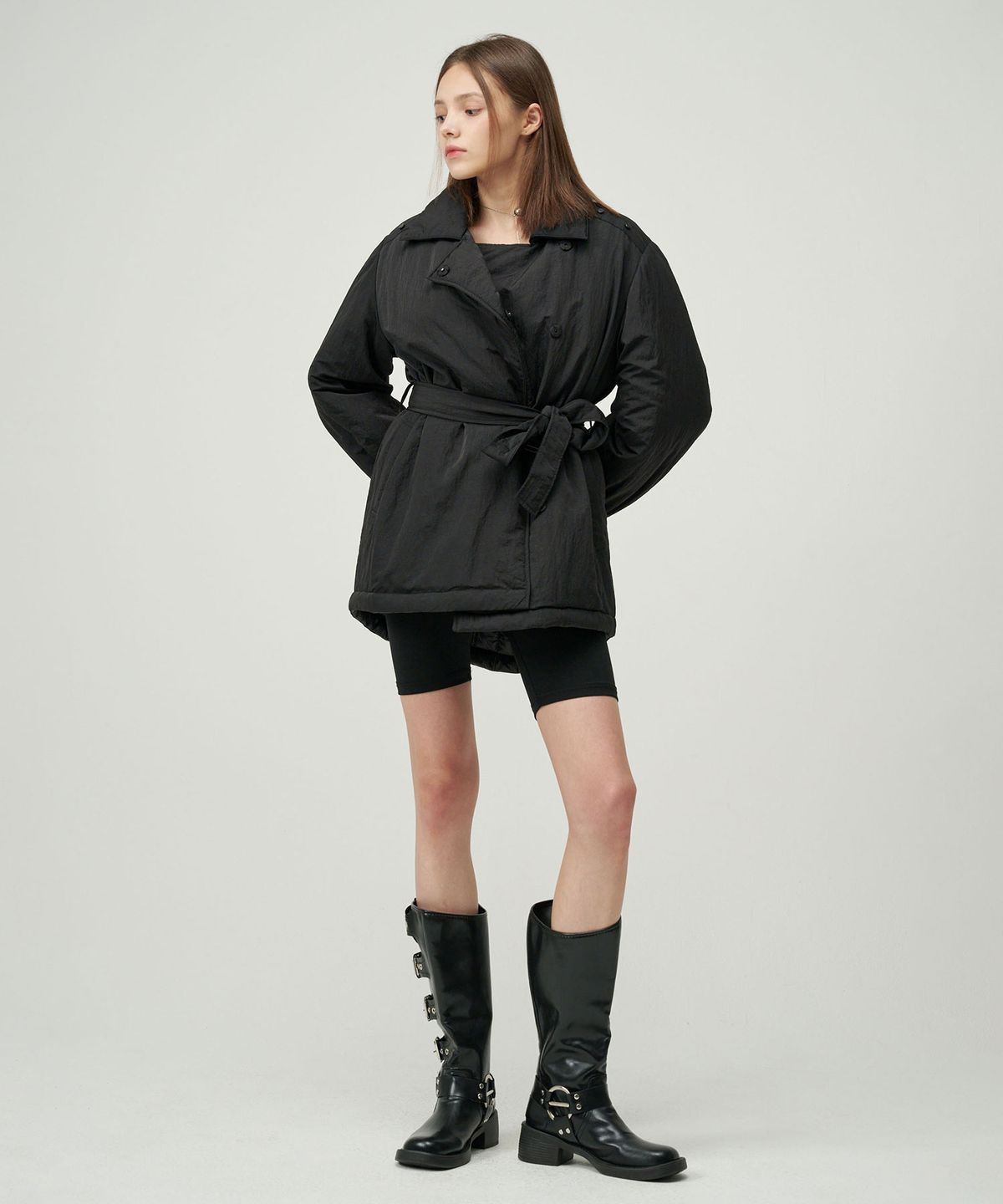 세컨드 아르무아(02ARMOIRE) Kannie Puffer Jacket _ Black