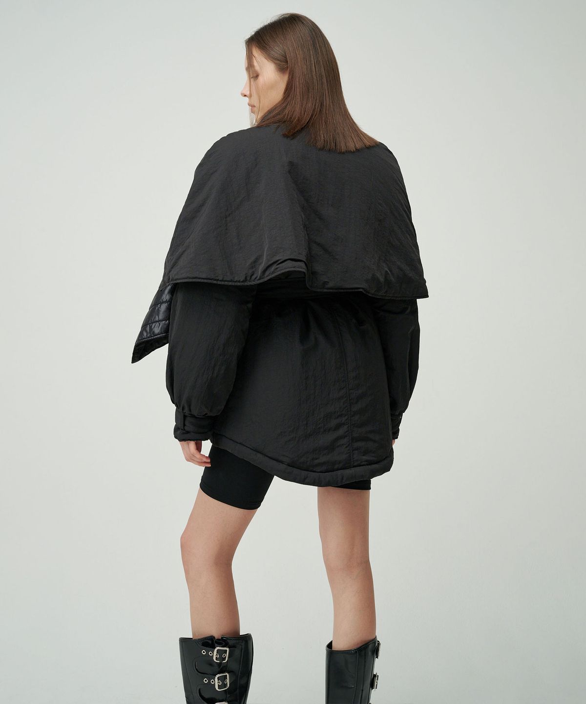세컨드 아르무아(02ARMOIRE) Kannie Puffer Jacket _ Black