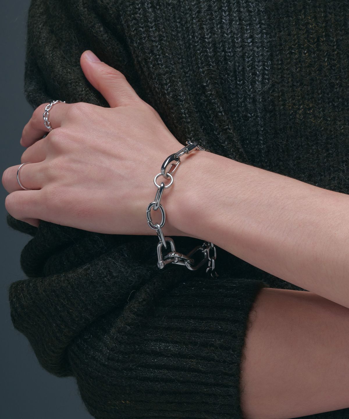 로맨티누어(ROMANTINUER) SN.168 Pendant Chain Bracelet